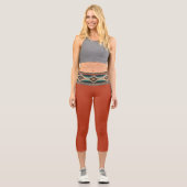 “OAXACA BAND / CARA-CARA” High Waisted Capris  (Vorderseite)