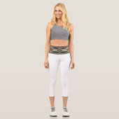 “OAXACA BAND / WHITE” High-Waisted Capris  (Vorderseite)