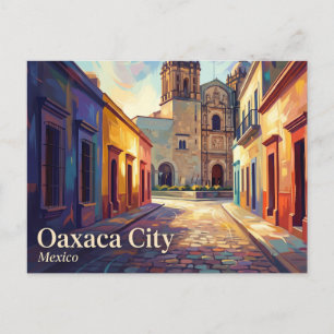 Oaxaca City Mexiko Postkarte