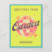 Oaxaca de Juárez Mexiko farbenfrohe Grußkarte Postkarte (Vorderseite)