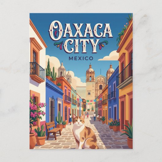 Oaxaca de Juárez Mexiko Postkarte (Vorderseite)