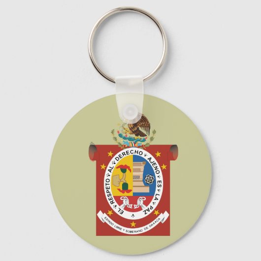 Oaxaca escudo, Mexiko Schlüsselanhänger (Vorderseite)