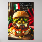 Oaxaca Heatwave Burger 24 x 36 Poster (Vorne)