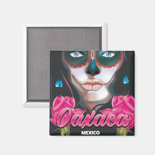 Oaxaca Mexico Magnet (Vorderseite/Rückseite)