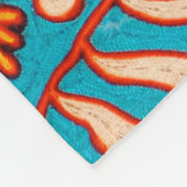 Oaxaca Mexico Maya Tribal Art Boho Reisen Fleecedecke (Ecke)