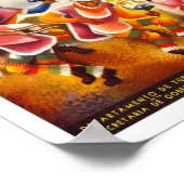 Oaxaca Mexico North America Vintage Travel Poster (Ecke)