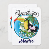 Oaxaca Mexico Reiselogo (Vorne/Hinten)