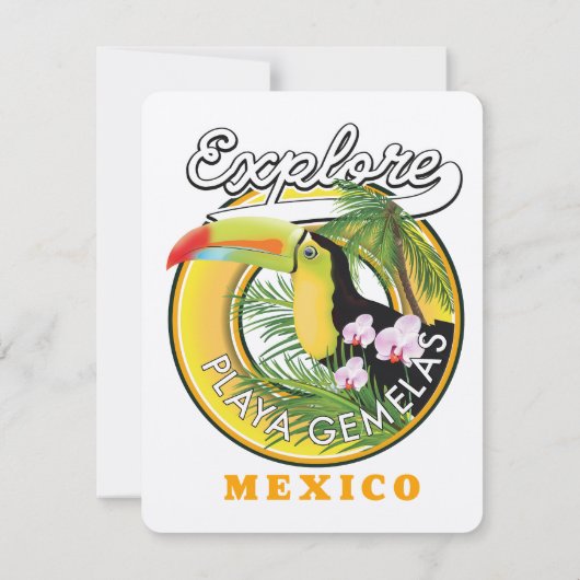 Oaxaca Mexico Reiselogo (Rückseite)