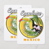 Oaxaca Mexico Reiselogo (Vorne/Hinten)