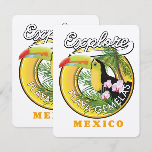 Oaxaca Mexico Reiselogo (Vorne/Hinten)