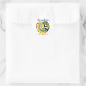 Oaxaca Mexico Reiselogo Classic Round Sticker (Tasche)