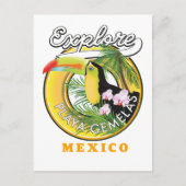 Oaxaca Mexico Reiselogo Postkarte (Vorderseite)