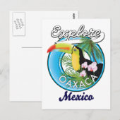 Oaxaca Mexico Reiselogo Postkarte (Vorne/Hinten)