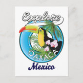 Oaxaca Mexico Reiselogo Postkarte (Vorderseite)