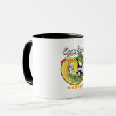 Oaxaca Mexico Reiselogo T - Shirt Tasse (Vorderseite Links)