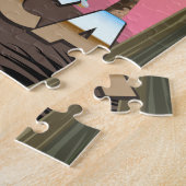 Oaxaca Mexico Reiseplakat Puzzle (Seite)