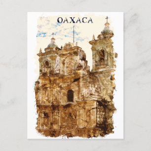 Oaxaca Mexico Templo de Santo Domingo Postkarte