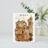 Oaxaca Mexico Templo de Santo Domingo Postkarte (Stehend Vorderseite)