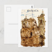 Oaxaca Mexico Templo de Santo Domingo Postkarte (Vorne/Hinten)