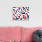 Oaxaca Mexikanisch Mayan Hispanic Ethnic Boho Leinwanddruck (Insitu (Wohnzimmer))