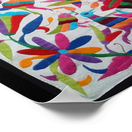 Oaxaca Mexikanisch Mayan Hispanic Ethnic Boho Poster (Ecke)