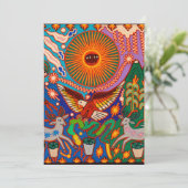 Oaxaca Mexikanischer Maya Tribal Einladung (Stehend Vorderseite)