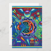 Oaxaca Mexikanischer Maya Tribal Einladung (Vorne/Hinten)