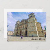 Oaxaca, Mexiko, Kathedrale Postkarte (Vorne/Hinten)