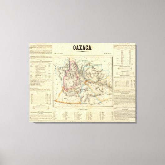 Oaxaca, Mexiko Leinwanddruck (Vorderseite)
