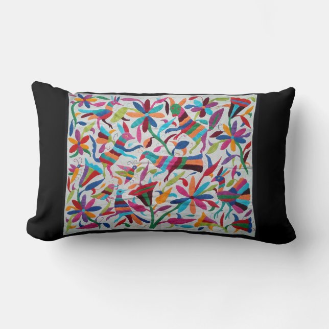 Oaxaca Mexiko mexikanisches hispanisches Lendenkissen (Vorderseite)