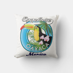 Oaxaca Mexiko Reise Logo Kissen