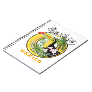 Oaxaca Mexiko Reise Logo Notizbuch Notizblock