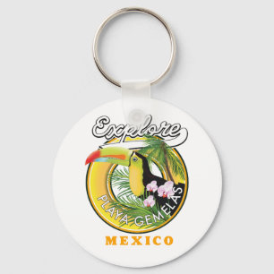 Oaxaca Mexiko Reise Logo Schlüsselanhänger