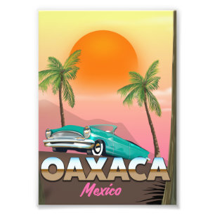 Oaxaca Mexiko Reiseplakat Fotodruck