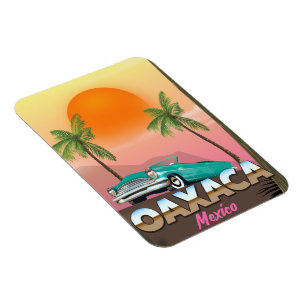 Oaxaca Mexiko Reiseplakat Magnet