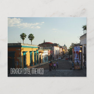 Oaxaca Stadt Mexiko, Stadtzentrum Straße Postkarte