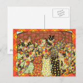 Oaxacan Cat and Kittens Postkarte (Vorne/Hinten)