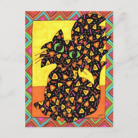 Oaxacan Cat Postkarte (Vorderseite)