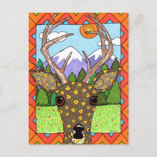 Oaxacan Deer Postkarte