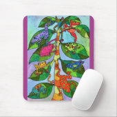 Oaxacan Frog Tree of Life Mousepad (Mit Mouse)