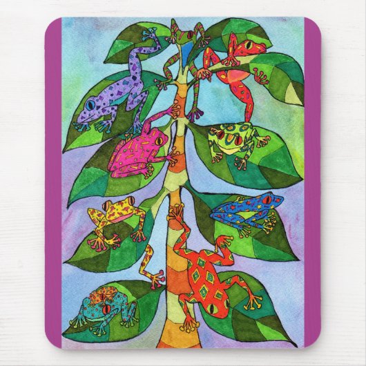 Oaxacan Frog Tree of Life Mousepad (Vorne)