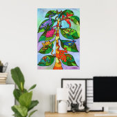 Oaxacan Frog Tree of Life Poster (Heimbüro)