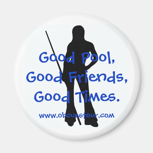 OB Cues Ladys 9-Ball Tour Magnet Kontur (Vorne)