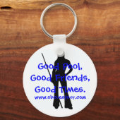 OB Cues Ladys 9-Ball Tour Slogan Schlüsselanhänger (Vorderseite)