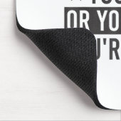 Ob du denkst, du kannst oder du kannst nicht, du h mousepad (Ecke)