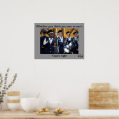 Ob du denkst, du kannst oder kannst nicht poster (Küche)