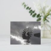 Ob es dir gefällt oder nicht...I Liebe Windmühlen. Postkarte (Stehend Vorderseite)
