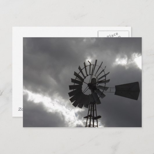 Ob es dir gefällt oder nicht...I Liebe Windmühlen. Postkarte (Vorne/Hinten)