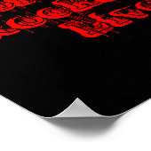 Ob es dir gefällt oder nicht... Rockabilly lebt! Poster (Ecke)