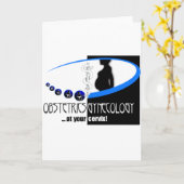 OB / GYN BEI IHREM CERVIX - FUNNY MEDICAL KARTE (Gelbe Blume)